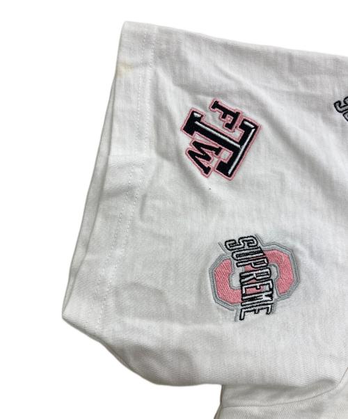 SUPREME（シュプリーム）SUPREME (シュプリーム) University S/S Top ホワイト サイズ:Ⅼの古着・服飾アイテム