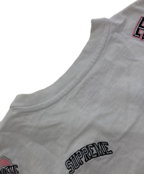SUPREME（シュプリーム）SUPREME (シュプリーム) University S/S Top ホワイト サイズ:Ⅼの古着・服飾アイテム