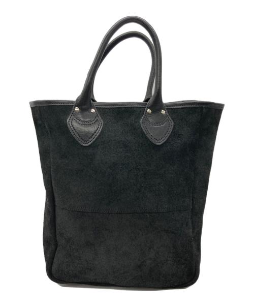 BUTLER VERNER SAILS（バトラーバーナーセイルズ）butler verner sails (バトラーバーナーセイルズ) オイル加工レザートートバッグ ブラックの古着・服飾アイテム