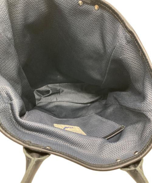 BUTLER VERNER SAILS（バトラーバーナーセイルズ）butler verner sails (バトラーバーナーセイルズ) オイル加工レザートートバッグ ブラックの古着・服飾アイテム