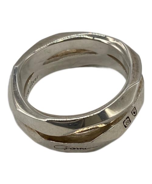 GARNI（ガルニ）GARNI (ガルニ) Crockery Double Ring シルバー サイズ:15号の古着・服飾アイテム
