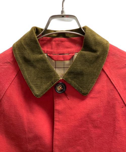 HERMES（エルメス）HERMES (エルメス) ゴム引きコート レッド サイズ:XSの古着・服飾アイテム