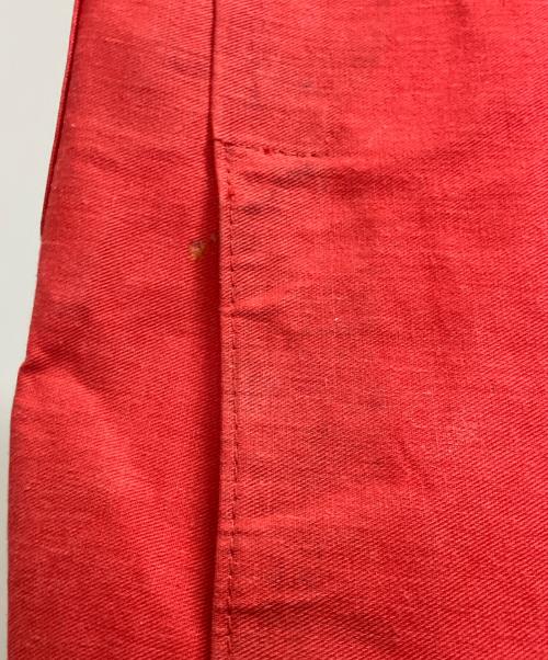 HERMES（エルメス）HERMES (エルメス) ゴム引きコート レッド サイズ:XSの古着・服飾アイテム