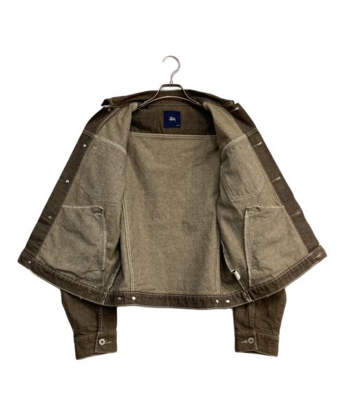 stussy（ステューシー）stussy (ステューシー) 90'sデニムジャケット ブラウン サイズ:Sの古着・服飾アイテム