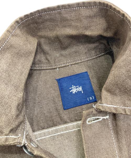 stussy（ステューシー）stussy (ステューシー) 90'sデニムジャケット ブラウン サイズ:Sの古着・服飾アイテム