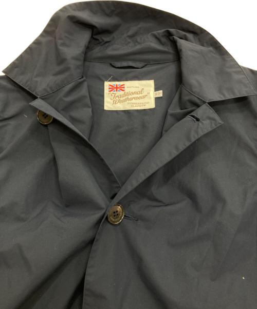 Traditional Weatherwear（トラディショナルウェザーウェア）Traditional Weatherwear (トラディショナルウェザーウェア) SELBY B/T ステンカラーコート ネイビー サイズ: M (38)の古着・服飾アイテム