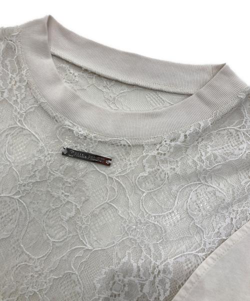 PRANK PROJECT（プランクプロジェクト）PRANK PROJECT (プランクプロジェクト) Pigment Lace Top アイボリー サイズ:FREEの古着・服飾アイテム