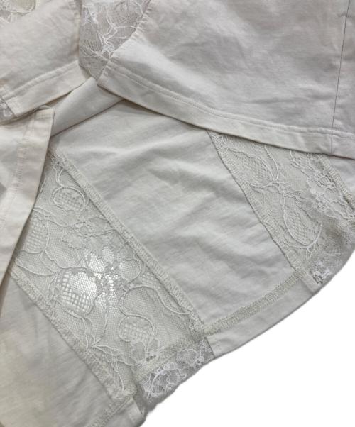 PRANK PROJECT（プランクプロジェクト）PRANK PROJECT (プランクプロジェクト) Pigment Lace Top アイボリー サイズ:FREEの古着・服飾アイテム