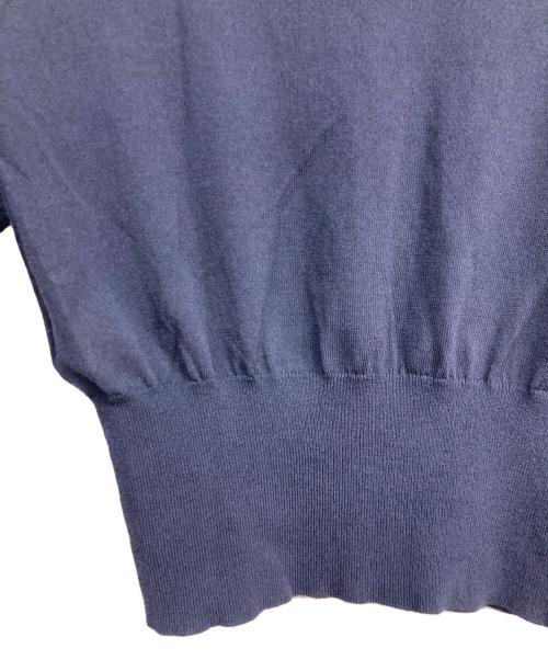 BALLSEY（ボールジィ）BALLSEY (ボールジィ) コットンポリエステルメッシュ クルーネックプルオーバー ネイビー サイズ:S 未使用品の古着・服飾アイテム