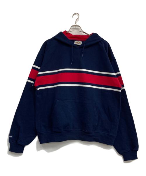 BARBARIAN（バーバリアン）BARBARIAN (バーバリアン) プルオーバーパーカー ネイビー×レッド サイズ:XXLの古着・服飾アイテム