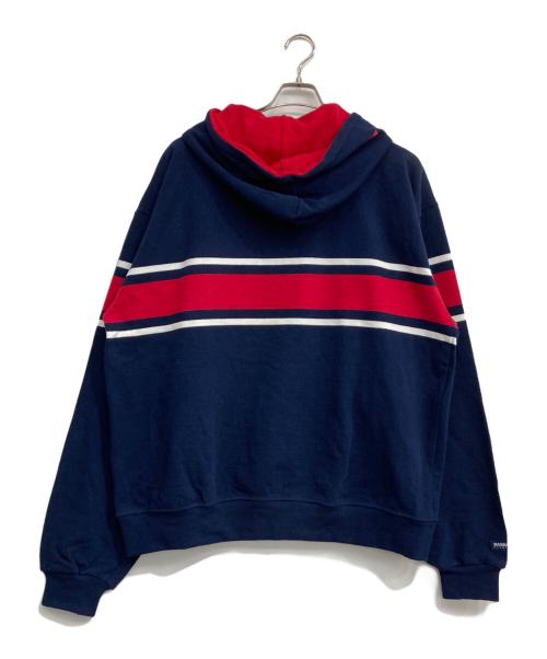 BARBARIAN（バーバリアン）BARBARIAN (バーバリアン) プルオーバーパーカー ネイビー×レッド サイズ:XXLの古着・服飾アイテム