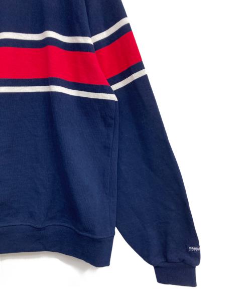 BARBARIAN（バーバリアン）BARBARIAN (バーバリアン) プルオーバーパーカー ネイビー×レッド サイズ:XXLの古着・服飾アイテム