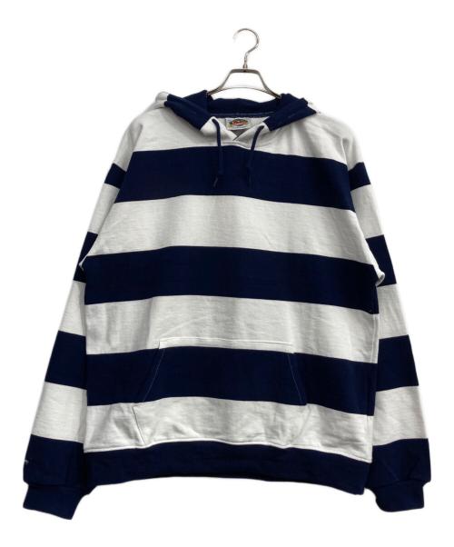 BARBARIAN（バーバリアン）BARBARIAN (バーバリアン) ボーダーパーカー ホワイト×ネイビー サイズ:XXLの古着・服飾アイテム