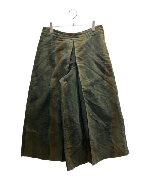 A.P.C.（アーペーセー）A.P.C. (アーペーセー) パイソン柄モールスキンパンツ カーキ サイズ:Mの古着・服飾アイテム