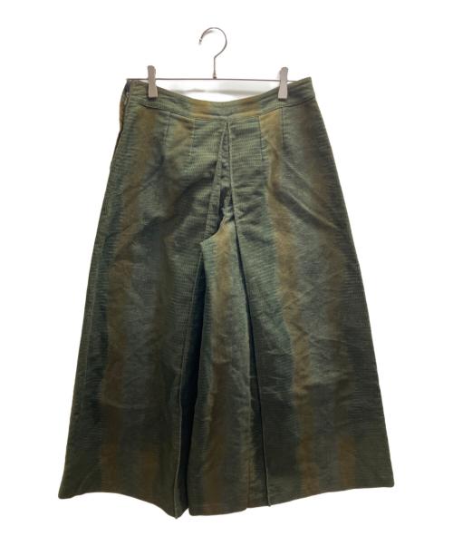 A.P.C.（アーペーセー）A.P.C. (アーペーセー) パイソン柄モールスキンパンツ カーキ サイズ:Mの古着・服飾アイテム