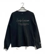 New Era×YOHJI YAMAMOTOニューエラ×ヨウジヤマモト）の古着「LS COTTON TEE」｜ブラック