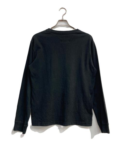 New Era（ニューエラ）New Era (ニューエラ) YOHJI YAMAMOTO (ヨウジヤマモト) LS COTTON TEE ブラック サイズ:Mの古着・服飾アイテム