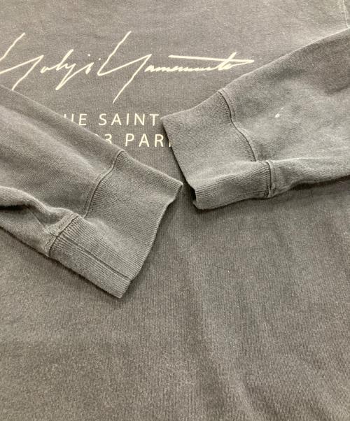 New Era（ニューエラ）New Era (ニューエラ) YOHJI YAMAMOTO (ヨウジヤマモト) LS COTTON TEE ブラック サイズ:Mの古着・服飾アイテム
