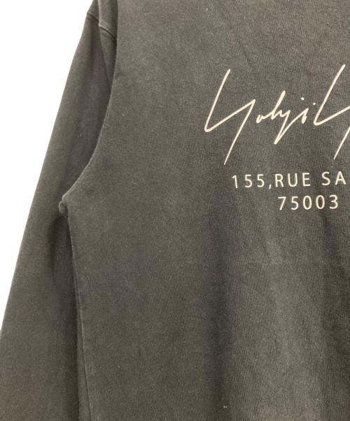 New Era（ニューエラ）New Era (ニューエラ) YOHJI YAMAMOTO (ヨウジヤマモト) LS COTTON TEE ブラック サイズ:Mの古着・服飾アイテム