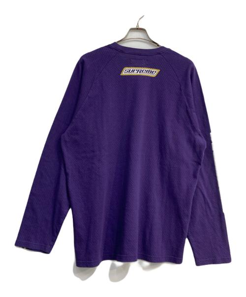 SUPREME（シュプリーム）Supreme (シュプリーム) Hysteric Glamour (ヒステリックグラマー) Mesh Long Sleeve Top パープル サイズ:Lの古着・服飾アイテム