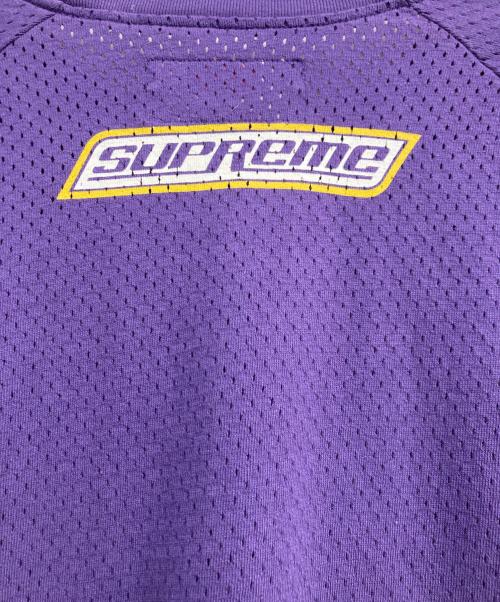 SUPREME（シュプリーム）Supreme (シュプリーム) Hysteric Glamour (ヒステリックグラマー) Mesh Long Sleeve Top パープル サイズ:Lの古着・服飾アイテム