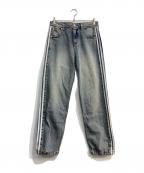 adidas Originals×ATMOSアディダスオリジナル×アトモス）の古着「DENIM FIREBIRD TRACK PANT」｜ブルー