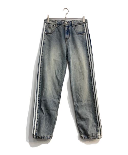 adidas Originals（アディダスオリジナル）adidas originals (アディダスオリジナル) atmos (アトモス) DENIM FIREBIRD TRACK PANT ブルー サイズ:30の古着・服飾アイテム