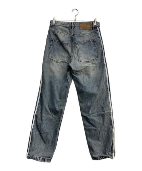 adidas Originals（アディダスオリジナル）adidas originals (アディダスオリジナル) atmos (アトモス) DENIM FIREBIRD TRACK PANT ブルー サイズ:30の古着・服飾アイテム