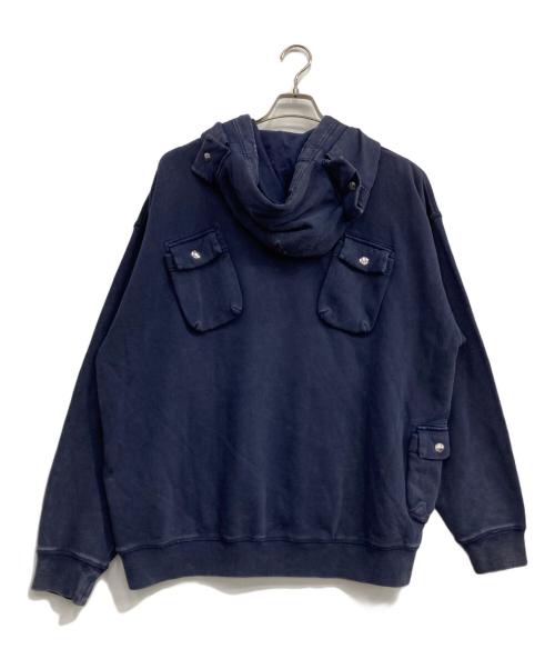 DIESEL（ディーゼル）DIESEL (ディーゼル) S-ERPOCKOO-B1 パーカー ネイビー サイズ:Lの古着・服飾アイテム
