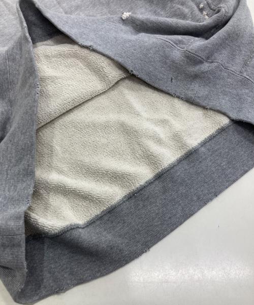 Needles（ニードルズ）Needles (ニードルズ) DECONSTRUCTED SWEATSHIRT グレー サイズ:Ⅼの古着・服飾アイテム