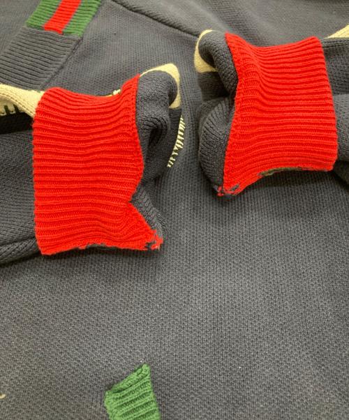 seesew（シーソー）SeeSew (シーソー) SKA CARDIGAN ネイビー サイズ:Lの古着・服飾アイテム