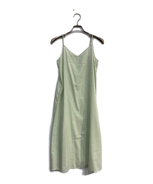 Snidel（スナイデル）Snidel (スナイデル) プリーツプリントワンピ グリーン サイズ:00の古着・服飾アイテム