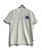 ADER error×maison kitsuneアーダーエラー×メゾンキツネ）の古着「ワッペン半袖Tシャツ」｜ホワイト