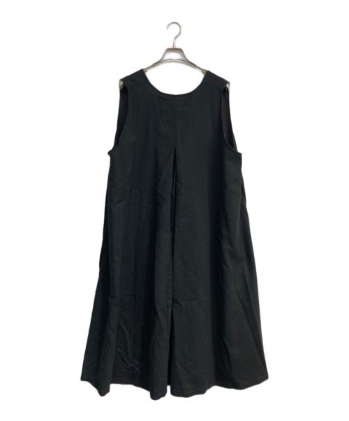 nest Robe（ネストローブ）nest Robe (ネストローブ) ディープVネックノースリーブドレス ブラック サイズ:FREEの古着・服飾アイテム