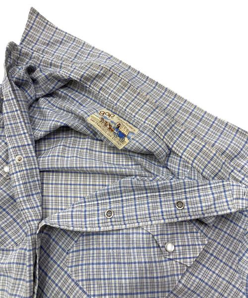 GAP（ギャップ）GAP (ギャップ) ウエスタンシャツ ブルー サイズ:不明の古着・服飾アイテム