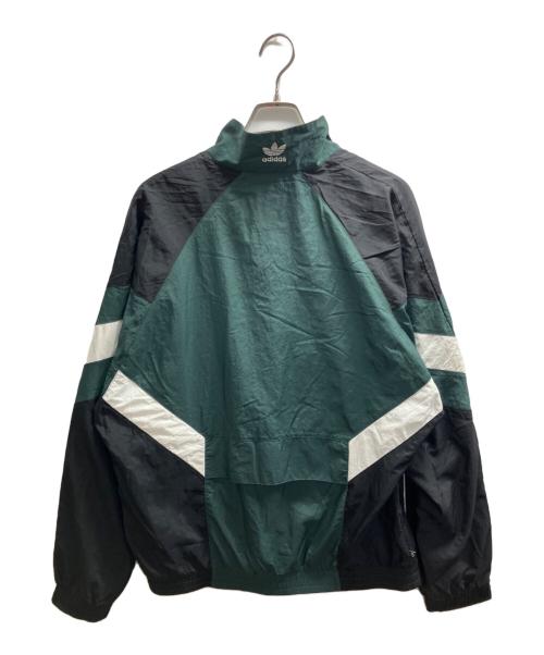 adidas Originals（アディダスオリジナル）adidas Originals (アディダスオリジナル) REKIVE TRACK TOP グリーン×ブラック サイズ:Lの古着・服飾アイテム