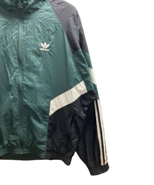 adidas Originals（アディダスオリジナル）adidas Originals (アディダスオリジナル) REKIVE TRACK TOP グリーン×ブラック サイズ:Lの古着・服飾アイテム