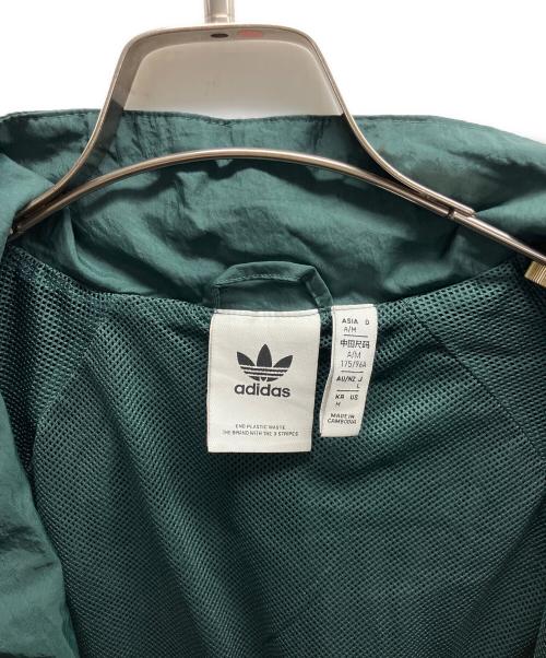 adidas Originals（アディダスオリジナル）adidas Originals (アディダスオリジナル) REKIVE TRACK TOP グリーン×ブラック サイズ:Lの古着・服飾アイテム