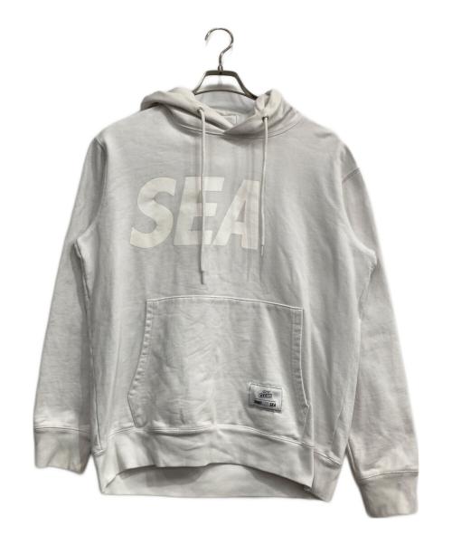 WIND AND SEA（ウィンダンシー）WIND AND SEA (ウィンダンシー) コラボプリントパーカー ホワイト サイズ:Sの古着・服飾アイテム