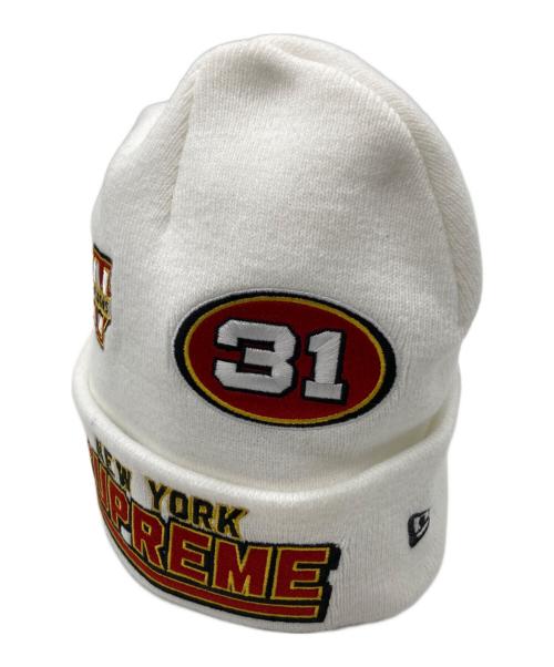 SUPREME（シュプリーム）Supreme (シュプリーム) New Era (ニューエラ) Football Beanie ホワイトの古着・服飾アイテム