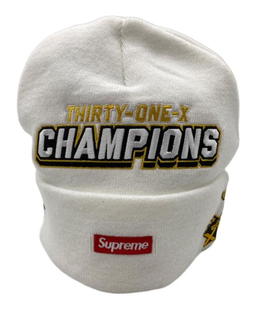 SUPREME（シュプリーム）Supreme (シュプリーム) New Era (ニューエラ) Football Beanie ホワイトの古着・服飾アイテム
