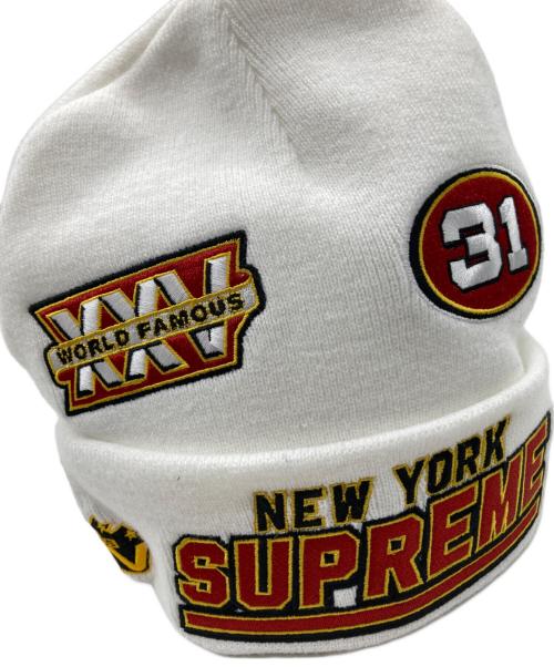 SUPREME（シュプリーム）Supreme (シュプリーム) New Era (ニューエラ) Football Beanie ホワイトの古着・服飾アイテム