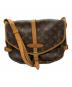 LOUIS VUITTON（ルイ ヴィトン）の古着「ショルダーバッグ　モノグラム　ソミュール30」｜ブラウン