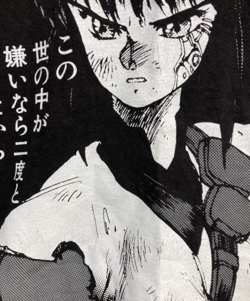 GEEKS RULE（ギークスルール）GEEKS RULE (ギークスルール) 攻殻機動隊 (コウカクキドウタイ) 士郎正宗の世界展 (シロウマサムネノセカイテン) プリントTシャツ ブラック サイズ:XLの古着・服飾アイテム