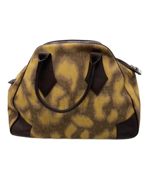 Vivienne Westwood（ヴィヴィアンウエストウッド）Vivienne Westwood (ヴィヴィアンウエストウッド) ヤスミン レオパードトートバッグ ブラウンの古着・服飾アイテム