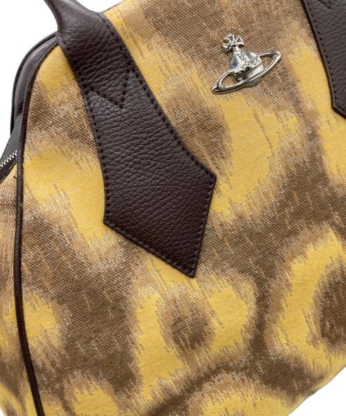 Vivienne Westwood（ヴィヴィアンウエストウッド）Vivienne Westwood (ヴィヴィアンウエストウッド) ヤスミン レオパードトートバッグ ブラウンの古着・服飾アイテム