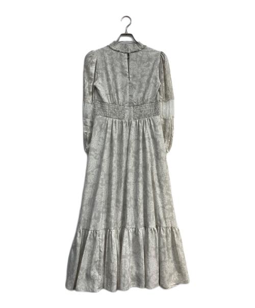 HER LIP TO（ハーリップトゥ）Her lip to (ハーリップトゥ) Winter Floral Long-sleeve Dress トープ サイズ:Ⅿの古着・服飾アイテム