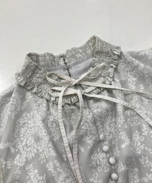 HER LIP TO（ハーリップトゥ）Her lip to (ハーリップトゥ) Winter Floral Long-sleeve Dress トープ サイズ:Ⅿの古着・服飾アイテム