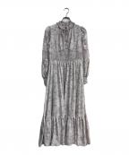 HER LIP TOハーリップトゥ）の古着「Winter Floral Long-sleeve Dress」｜ローズペタル