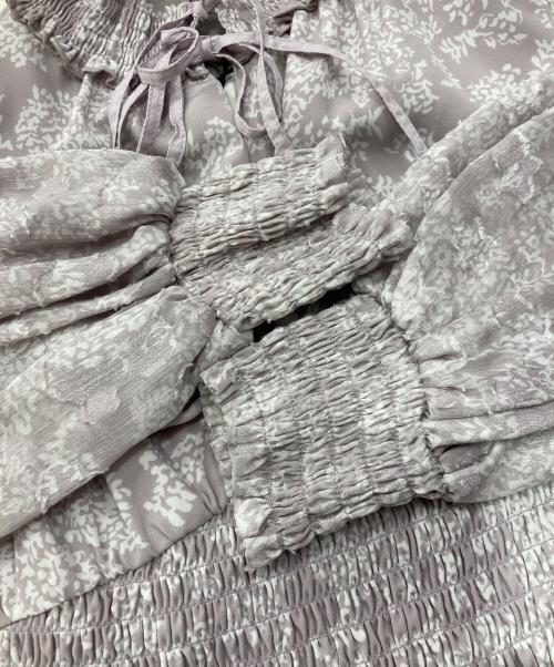 HER LIP TO（ハーリップトゥ）Her lip to (ハーリップトゥ) Winter Floral Long-sleeve Dress ローズペタル サイズ:Ⅿの古着・服飾アイテム